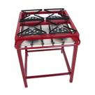 Fogao ind.4boca ap chef completo