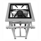 Fogão Industrial 1 Boca Alta Pressão Compacto Em Inox Com Pé Grelha 30x30 Kit Registro Fogão Industrial 1 Boca Alta Pressão Compacto Em Inox Com Pé Grelha 30x30 Kit Registro