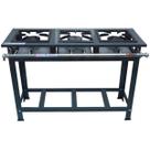 Fogão Industrial 3 Bocas Baixa Pressão P5 2QS 1QD - MetalFour