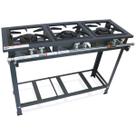 Fogão Industrial 3 Bocas Baixa Pressão P7 3QD MetalFour Fogão Industrial 3 Bocas Baixa Pressão P7 3QD MetalFour