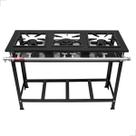 Fogão Industrial 3 Bocas Misto Baixa Pressão 30x30 Cozinha Gourmet
