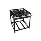 Fogão Industrial 4 Bocas 30x30 QS Economy Alta Pressão Cristal Aço Fogão Industrial 4 Bocas 30x30 QS Economy Alta Pressão Cristal Aço