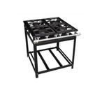 Fogão Industrial 4 Bocas 30x30 QS/QD Economy Baixa Pressão Cristal Aço Fogão Industrial 4 Bocas 30x30 QS/QD Economy Baixa Pressão Cristal Aço