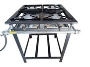 Fogão Industrial 4 Bocas Caulim Alta Pressão 30x30 Kitchen Gourmet Primeira Linha Alta Qualidade Fogão Industrial 4 Bocas Caulim Alta Pressão 30x30 Kitchen Gourmet Primeira Linha Alta Qualidade