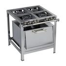 Fogão Industrial a Gás Baixa Pressão 4 Bocas Forno 30x30 M18 Stori Max Inox Metalmaq Fogão Industrial a Gás Baixa Pressão 4 Bocas Forno 30x30 M18 Stori Max Inox Metalmaq