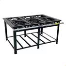 Fogão Industrial A Gás GN Maxi 6 Queimadores Duplos Venâncio 33025