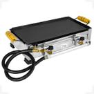 Fogão Industrial Inox 2 Bocas Camping Alta Pressão Chapa Caminhoneiro Fogão Industrial Inox 2 Bocas Camping Alta Pressão Chapa Caminhoneiro