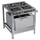 Fogão Industrial Stori Premium 4 Bocas 30x30 com Forno M18 Aço Inox 430 Metalmaq Fogão Industrial Stori Premium 4 Bocas 30x30 com Forno M18 Aço Inox 430 Metalmaq