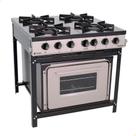 Fogão Industrial Venâncio Bravo A Gás 4 Bocas Com Forno Cinza Esmaltado Br4bf Fogão Industrial Venâncio Bravo A Gás 4 Bocas Com Forno Cinza Esmaltado Br4bf
