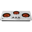 Fogão Infravermelho ElectroBras Prime Cook III EBVC33 1.800 watts 110V Prata / Preto