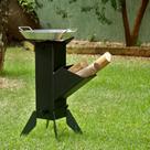Fogão Lenha Portátil Rocket Stove Grande Tubo 15x15Cm Esp2.6mm Fogão Lenha Portátil Rocket Stove Grande Tubo 15x15Cm Esp2.6mm