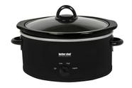 Fogão Lento Better Chef Oval 3L - 3 Configurações de Temperatura - Preto