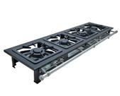 Fogão Mesa Aço 304 Baixa Pressão 2QD 2QS Super Luxo 40x40 Perfil 9 Metalmaq