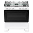 Fogão Mônaco Plus 5 Bocas Automático Mesa de Inox Forno Atlas