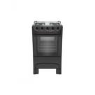 Fogão Mueller 4 Bocas Preto Fosco Mfi4ba - Bivolt