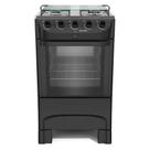 Fogão Mueller 4 Bocas Preto Fosco MFI4BB - Bivolt