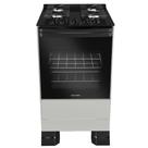 Fogao Mueller 4 Bocas Titanio Bivolt Mesa De Vidro Grades Ferro Fundindo MFV4BF