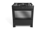 Fogão Mueller 5 Bocas com mesa de vidro Preto MFV5BB - Bivolt