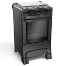 Fogao piso mueller 4 bocas preto fosco automatico mfi4bb 610000817