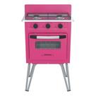 Fogão Portátil 2 Bocas Venax Gemini Vetrô a Gás GLP - Rosa