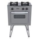 Fogão Portátil 2 Bocas Venax Mini Cook a Gás Grafite Fogão Portátil 2 Bocas Venax Mini Cook a Gás Grafite