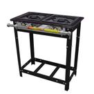 Fogão Profissional a Gás Extra 2 Bocas Duplas com Espera Forno Pé Coluna E2D2EP - Venâncio Fogão Profissional a Gás Extra 2 Bocas Duplas com Espera Forno Pé Coluna E2D2EP - Venâncio