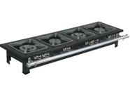 Fogão Stori Inox 304 Mesa 4 Bocas 30x30 M4 Metalmaq