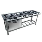 Fogão Stori Premium 4 Bocas com Forno 40x40 BP M12 Metalmaq