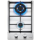 Fogão VEVOR 2 queimadores 30cm de aço inoxidável GLPG/NG ao ar livre