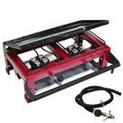 Fogareiro 2 Bocas Roa Mini com Chapa 501019