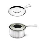 Fogareiro 250ml Em Aço Inox Para Rechaud