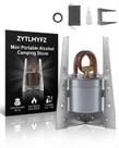 Fogareiro a Álcool Mini ZYTLMYFZ Portátil para Camping 9 x 9 x 5 cm