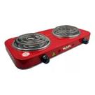 Fogareiro Eletrico 220v Cooktop Camping 2 Bocas 2000w BAK BKFCE708220 Vermelho Fogareiro Eletrico 220v Cooktop Camping 2 Bocas 2000w BAK BKFCE708220 Vermelho