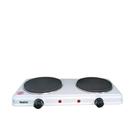 Fogareiro Elétrico Branco - 127V - 02 Pratos Bestfer Fogareiro Elétrico Branco - 127V - 02 Pratos Bestfer