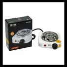 Fogareiro Elétrico camping 1 Boca Espiral 110v Portátil 500W Pequeno