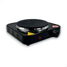 Fogareiro Fogão Chapa Cooktop Elétrico Portátil 1000W 1 Boca Ideal para Camping, Obras, Uso Profissional, MotorHome e viagens