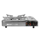 Fogareiro horizontal 1 boca cheff ntk aço esmaltado com acendedor automático com maleta