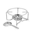 Fogareiro portatil alcool espiriteira camping pesca fogao