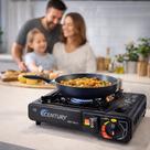 Fogareiro Portátil Gás Maleta Compacto Leve Alta Pressão Camping Churrasco
