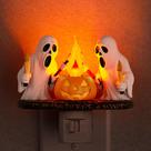 Fogueira fantasma de Halloween Night Light Briignite para crianças