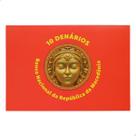 Folder Encarte para Cédula de 10 Denários Banco Nacional da Rep. da Macedônia