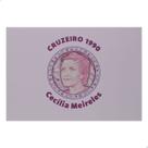 Folder Encarte para Cédula de 100 Cruzeiros 1990 Cecília Meireles