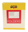Folder School Smart de 2 bolsos com fechos brancos x25