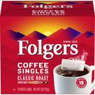 Folgers Classic Roast Café em Sachês 19 un. Folgers Classic Roast Café em Sachês 19 un.
