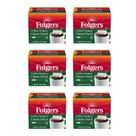 Folgers Coffee Singles Café Descafeinado Torra Média 114 sachês