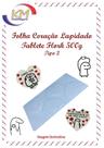 Folha Coração Lapidado Tablete Flork 2 tipo 500g - unid - coração de cohocolate, dia das mães (1008) Folha Coração Lapidado Tablete Flork 2 tipo 500g - unid - coração de cohocolate, dia das mães (1008)