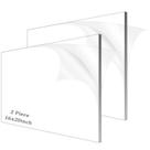 Folha de acrílico de acrílico ADTDA com 6 mm de espessura (40x50 cm) 2 peças