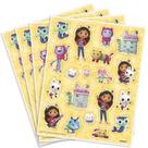 Folha de adesivos exclusiva Gabby's Dollhouse Yellow Paper (pacote 4) Folha de adesivos exclusiva Gabby's Dollhouse Yellow Paper (pacote 4)