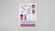 Folha de Adesivos Fun M - CADERNO INTELIGENTE