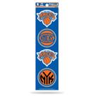 Folha de adesivos Rico Industries NBA New York Knicks de 4 peças